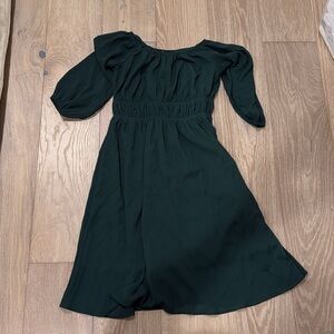 Elegant Dark Green Women's Dress